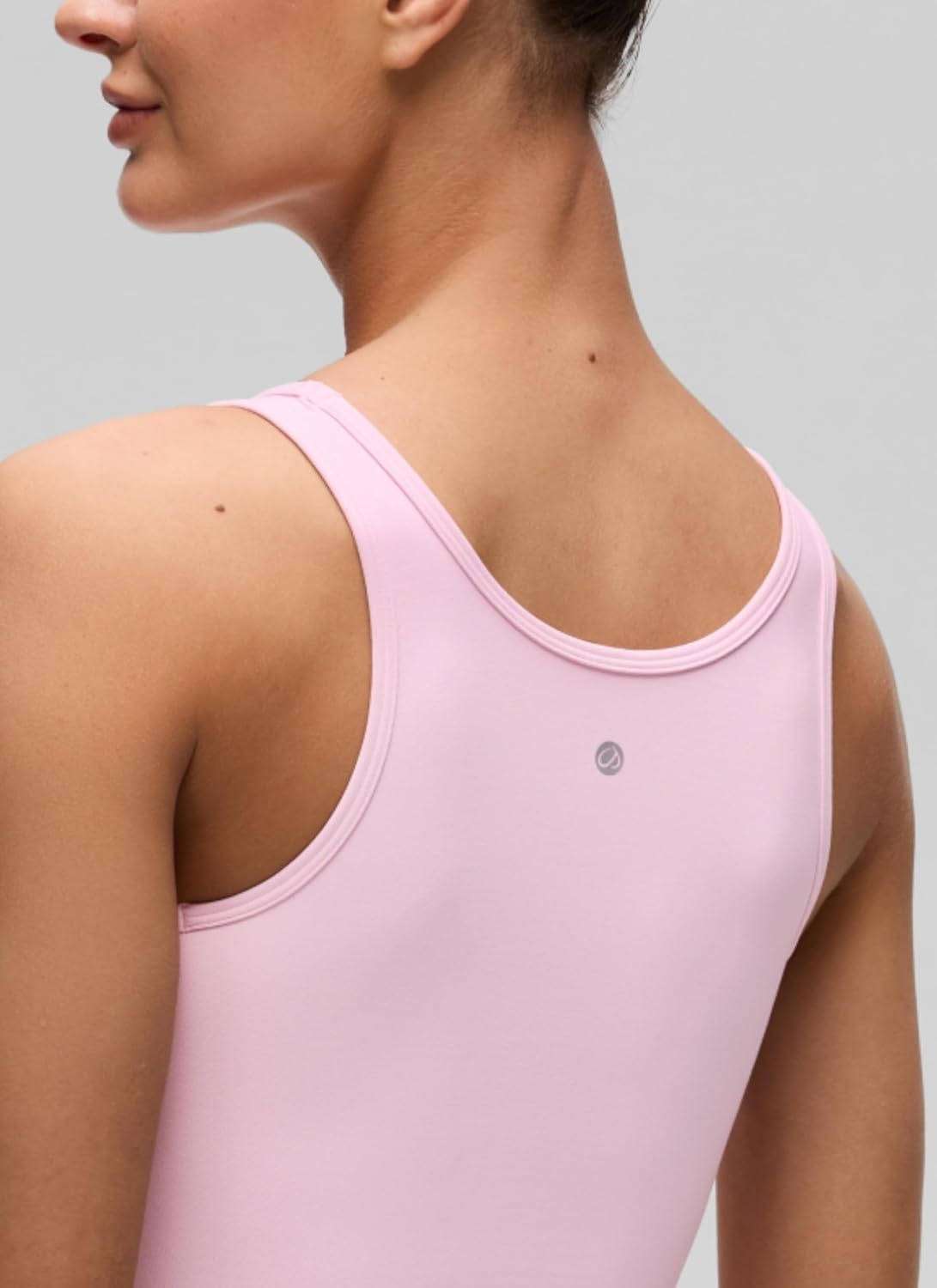image:imageCRZ YOGA Butterluxe Double Lined Tank Tops for Women Workout Casual Scoop Neck Racerback Crop Sleeveless ShirtPink Peony