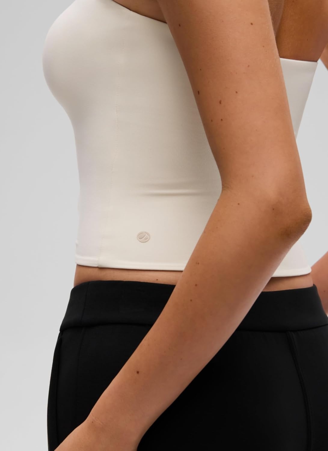 image:imageCRZ YOGA Butterluxe Double Lined Tube Tops for Women Going Out Casual Tank Bandeau Crop Strapless ShirtsMojave Tan