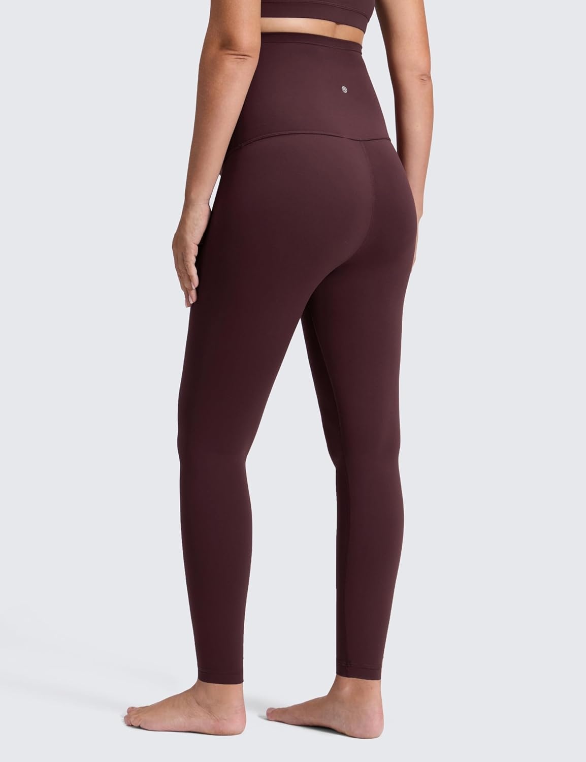 image:imageCRZ YOGA Butterluxe Extra Long Maternity Leggings 30 Yoga Lounge Pants for Tall Women Pregnancy Soft Over The BellyRipe Plum