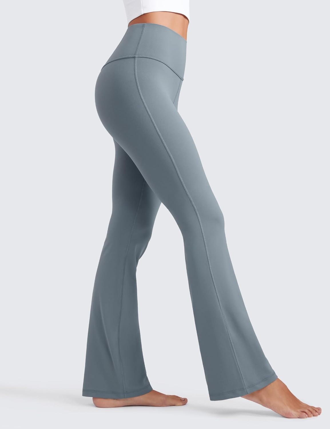 image:imageCRZ YOGA Butterluxe Flare Leggings 2930532335 High Waist Bootcut Wide Leg Lounge Womens Yoga Pants with PocketBelgian Blue