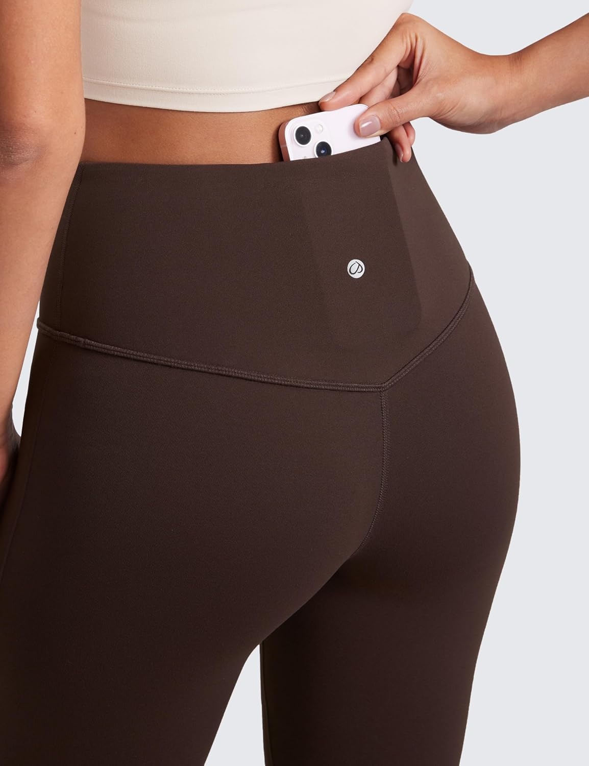 image:imageCRZ YOGA Butterluxe Flare Leggings 2930532335 High Waist Bootcut Wide Leg Lounge Womens Yoga Pants with PocketHot Fudge Brown