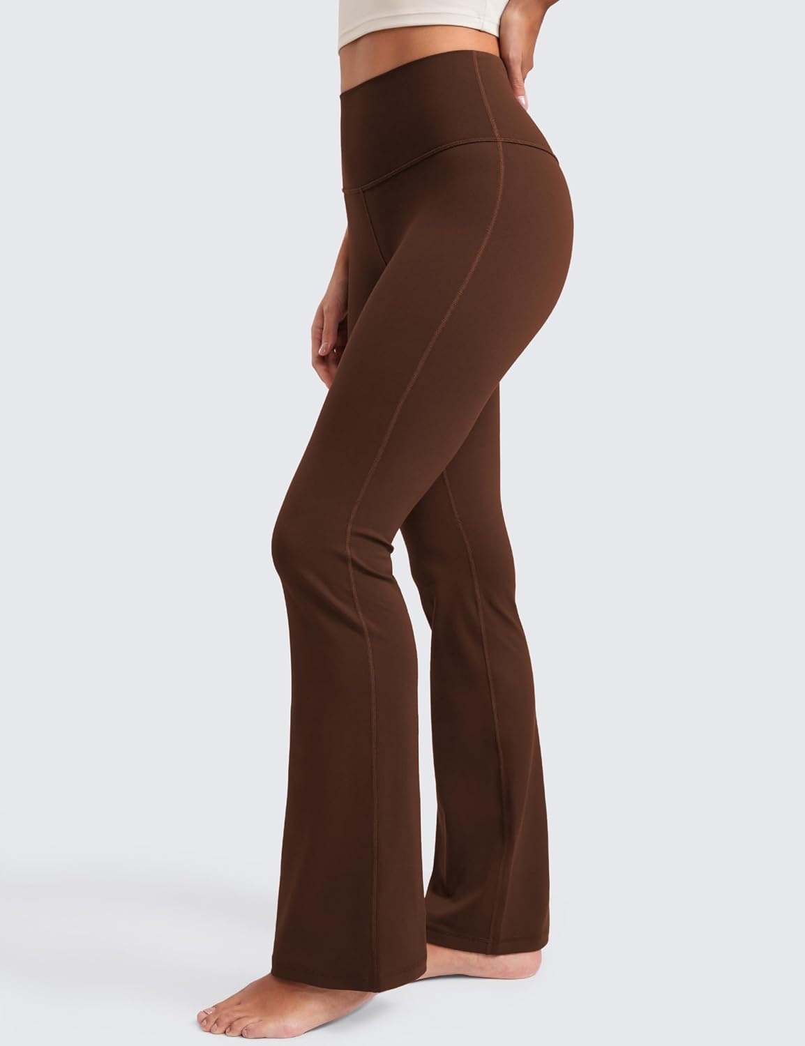 image:imageCRZ YOGA Butterluxe Flare Leggings 2930532335 High Waist Bootcut Wide Leg Lounge Womens Yoga Pants with PocketLava Brown