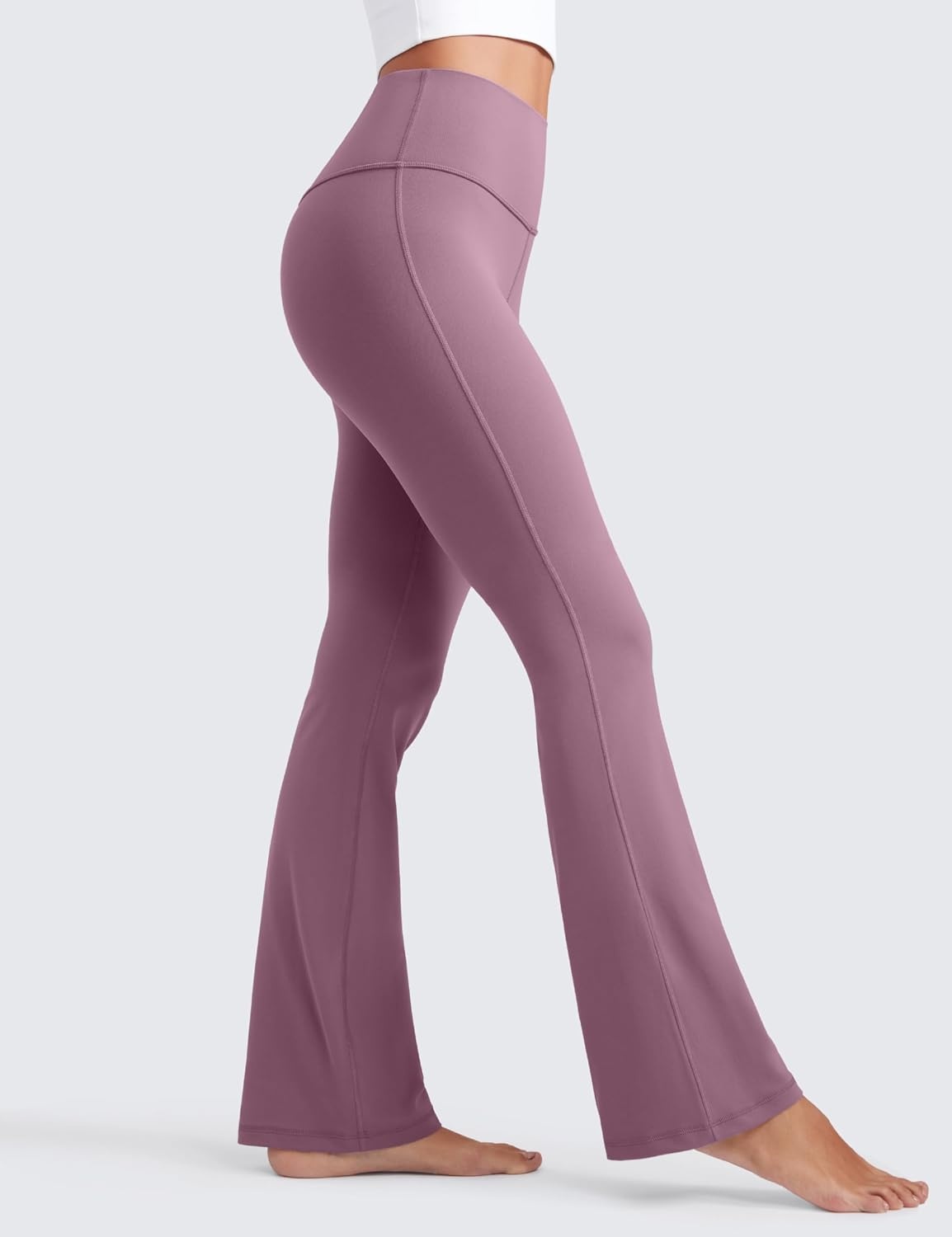 image:imageCRZ YOGA Butterluxe Flare Leggings 2930532335 High Waist Bootcut Wide Leg Lounge Womens Yoga Pants with PocketLight Lavender