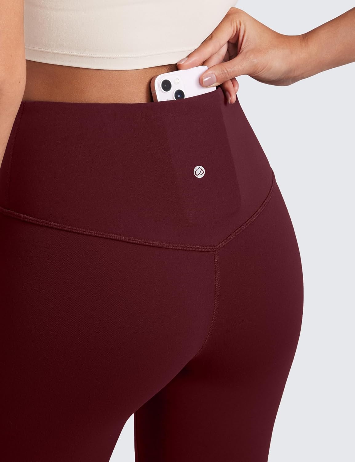 image:imageCRZ YOGA Butterluxe Flare Leggings 2930532335 High Waist Bootcut Wide Leg Lounge Womens Yoga Pants with PocketRed Merlot