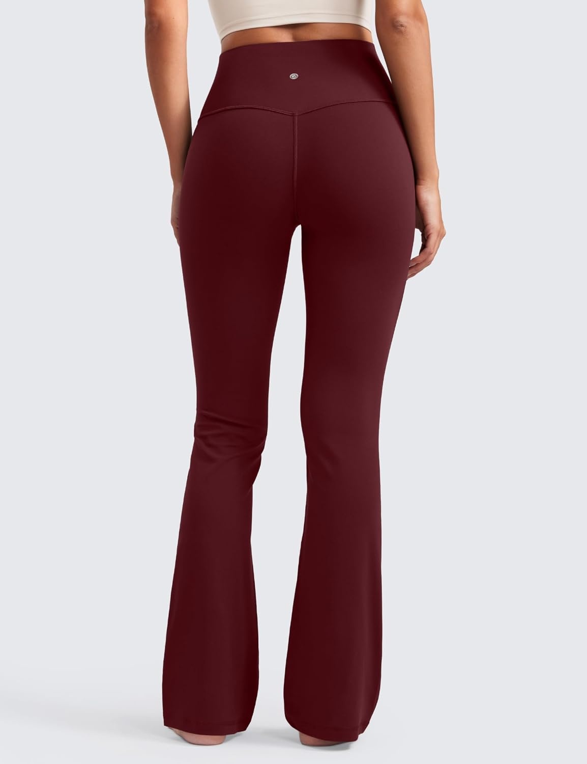 image:imageCRZ YOGA Butterluxe Flare Leggings 2930532335 High Waist Bootcut Wide Leg Lounge Womens Yoga Pants with PocketRed Merlot
