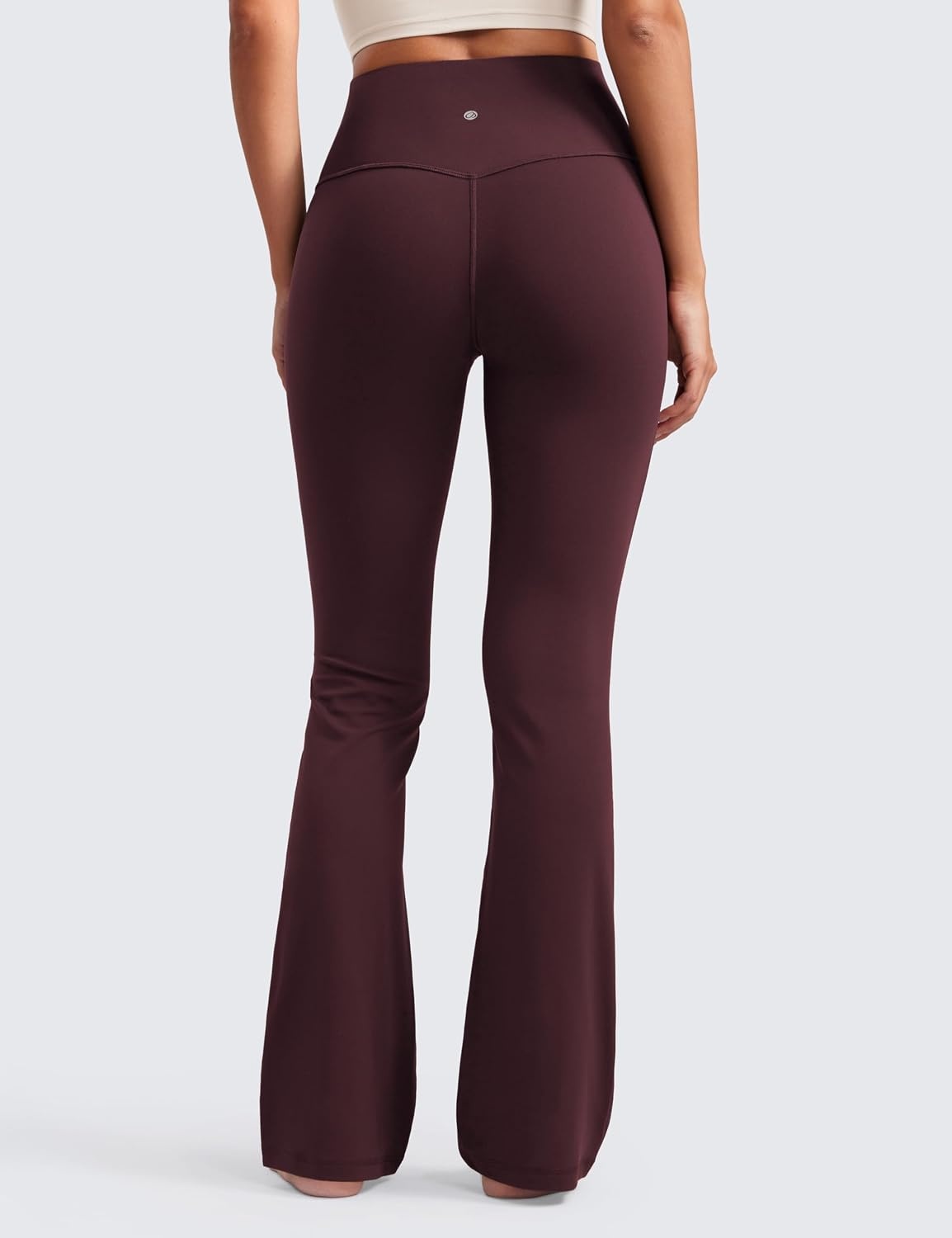 image:imageCRZ YOGA Butterluxe Flare Leggings 2930532335 High Waist Bootcut Wide Leg Lounge Womens Yoga Pants with PocketRipe Plum