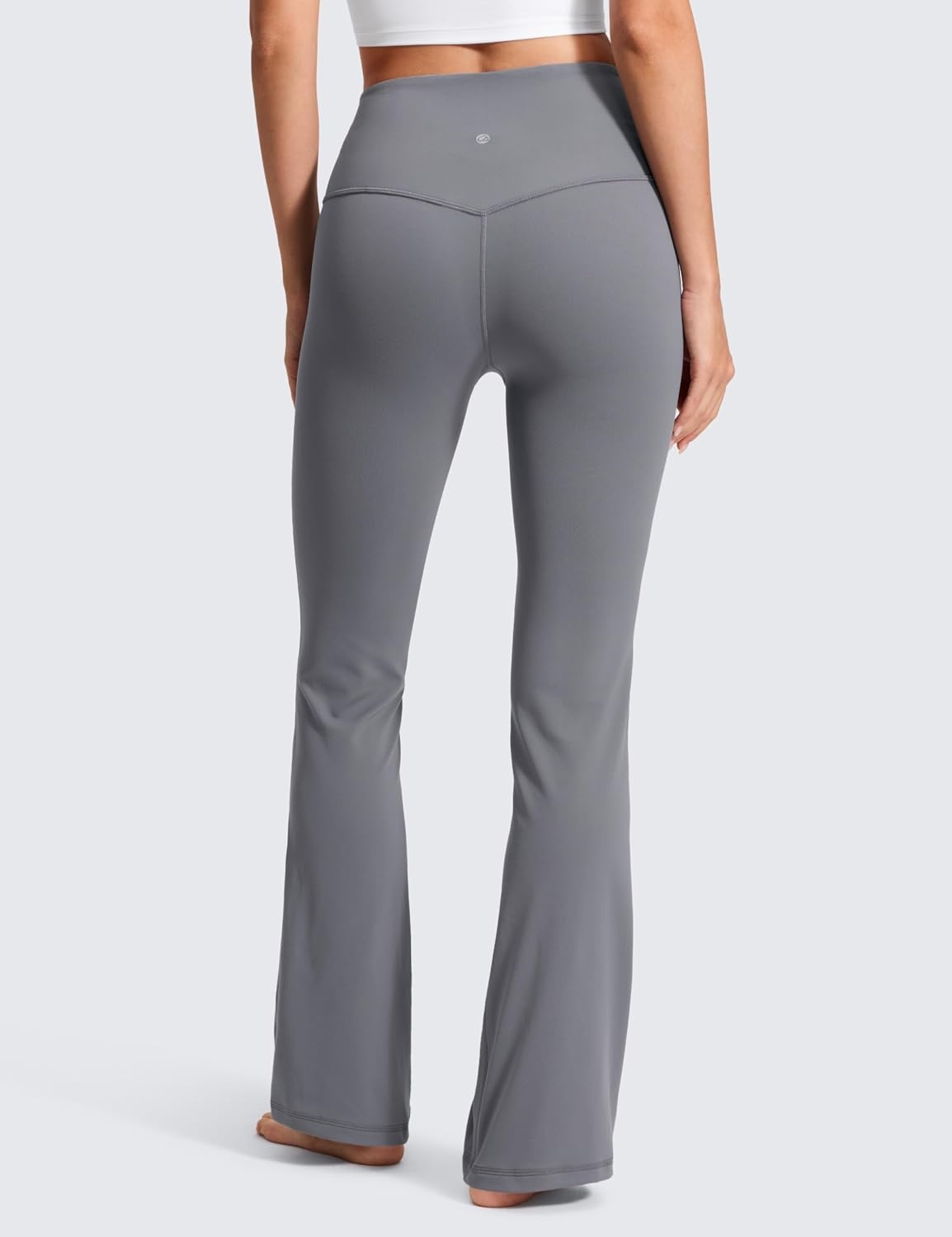image:imageCRZ YOGA Butterluxe Flare Leggings 2930532335 High Waist Bootcut Wide Leg Lounge Womens Yoga Pants with PocketSolar Grey