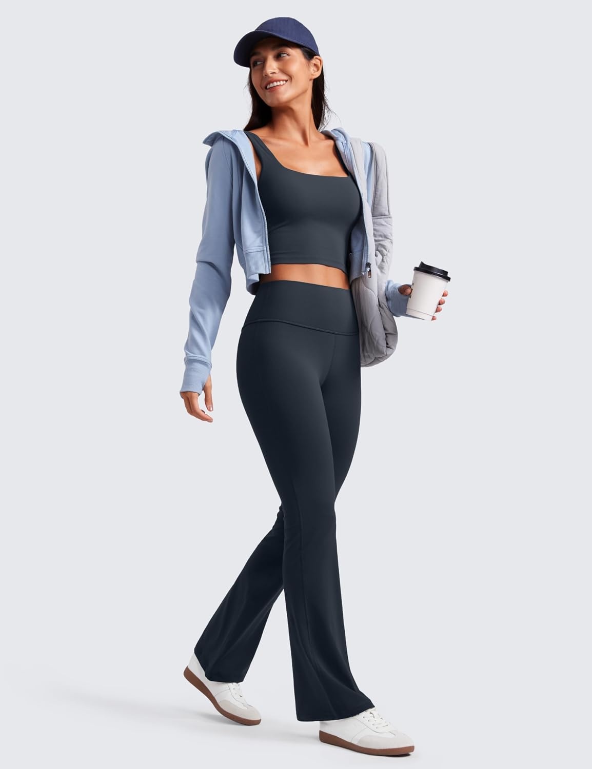 image:imageCRZ YOGA Butterluxe Flare Leggings 2930532335 High Waist Bootcut Wide Leg Lounge Womens Yoga Pants with PocketTrue Navy