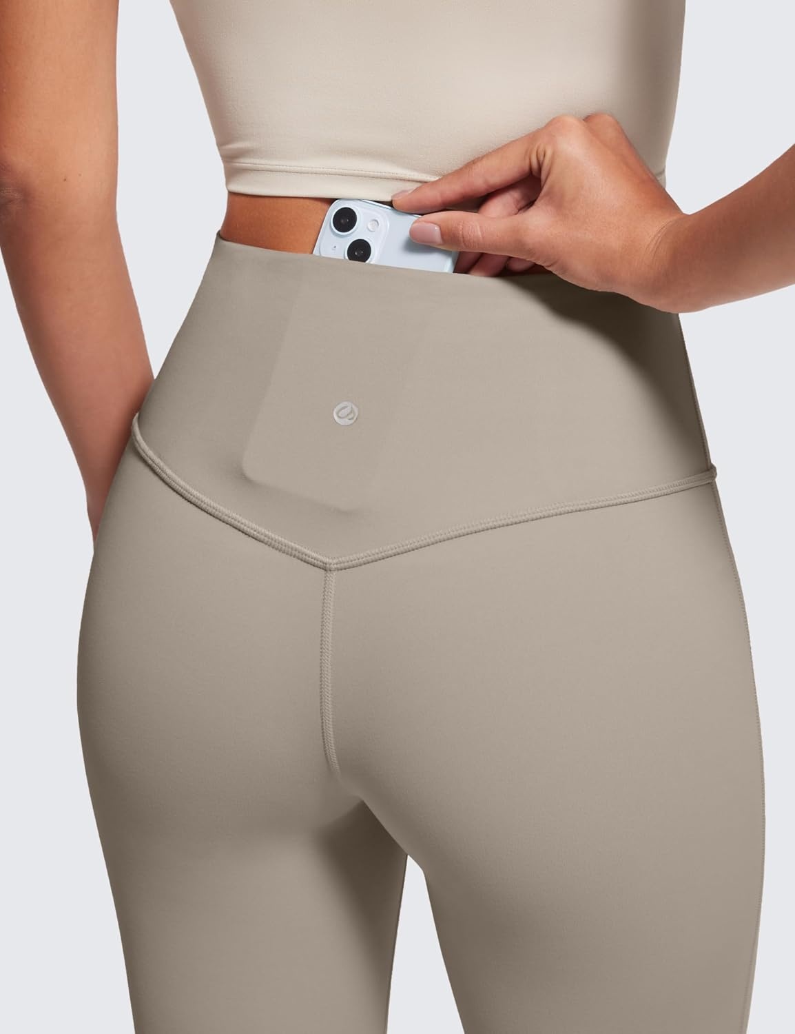 image:imageCRZ YOGA Butterluxe Flare Leggings 2930532335 High Waist Bootcut Wide Leg Lounge Womens Yoga Pants with PocketWarm Ash Grey