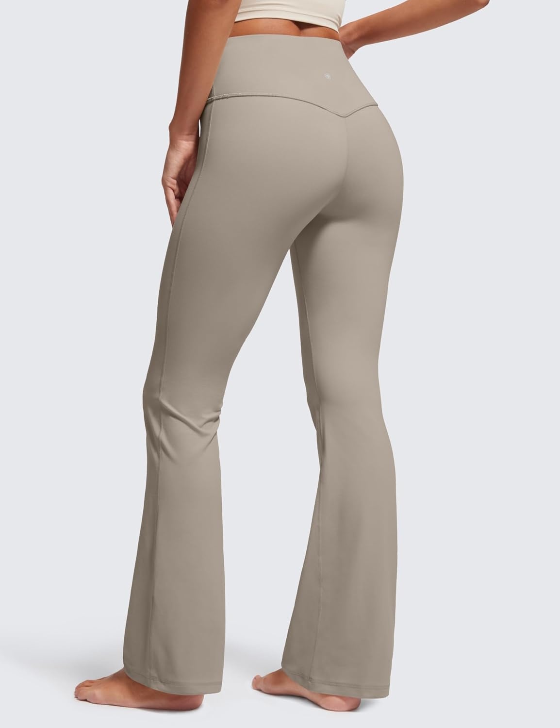 image:imageCRZ YOGA Butterluxe Flare Leggings 2930532335 High Waist Bootcut Wide Leg Lounge Womens Yoga Pants with PocketWarm Ash Grey