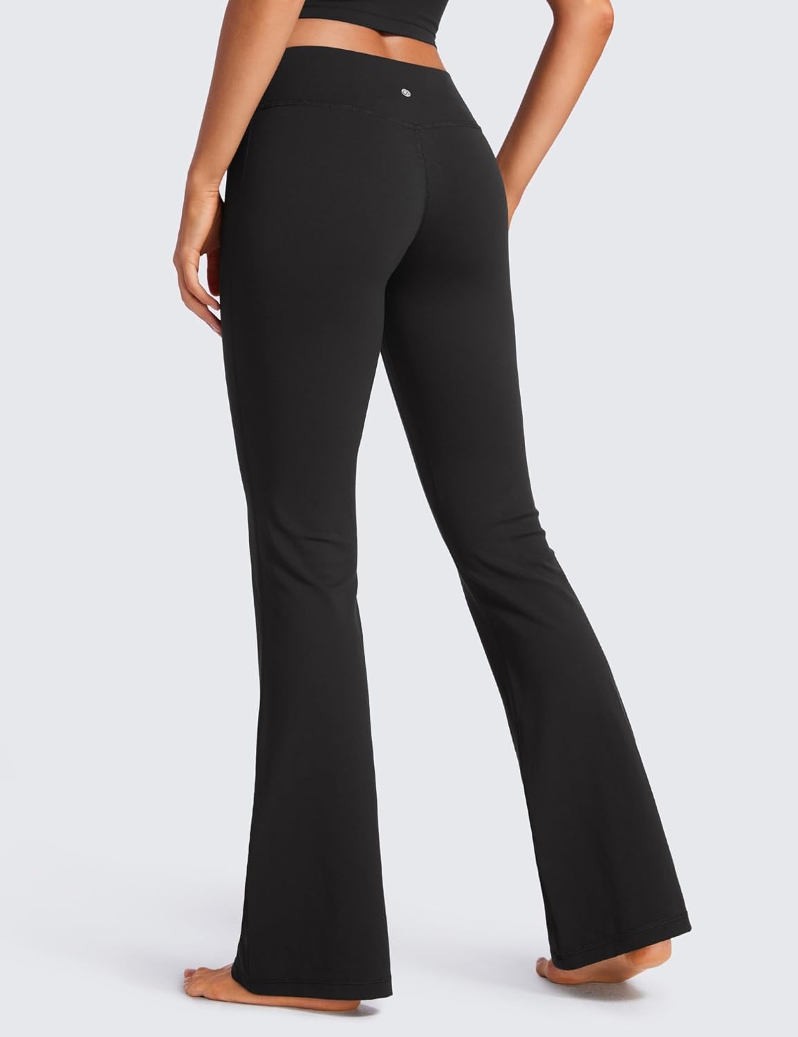 image:imageCRZ YOGA Butterluxe Low Rise Flare Leggings 32 Bootcut Buttery Soft Lounge Casual Womens Yoga Pants with PocketBlack