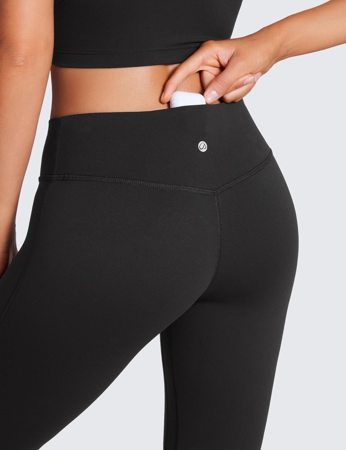 image:imageCRZ YOGA Butterluxe Low Rise Flare Leggings 32 Bootcut Buttery Soft Lounge Casual Womens Yoga Pants with PocketBlack