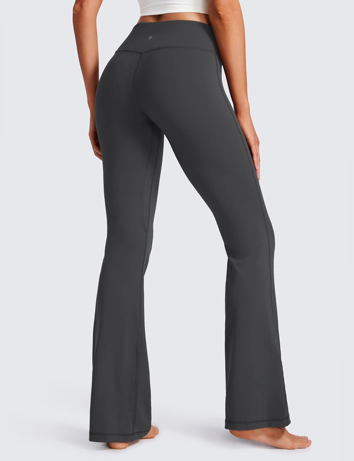 image:imageCRZ YOGA Butterluxe Low Rise Flare Leggings 32 Bootcut Buttery Soft Lounge Casual Womens Yoga Pants with PocketMysterious Grey