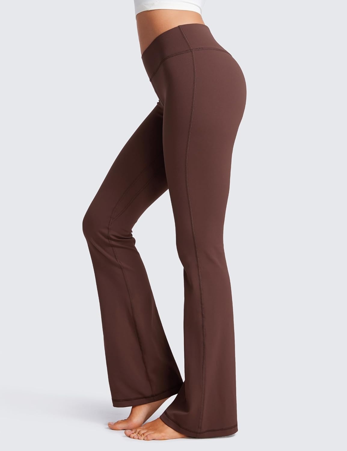 image:imageCRZ YOGA Butterluxe Low Rise Flare Leggings 32 Bootcut Buttery Soft Lounge Casual Womens Yoga Pants with PocketTaupe