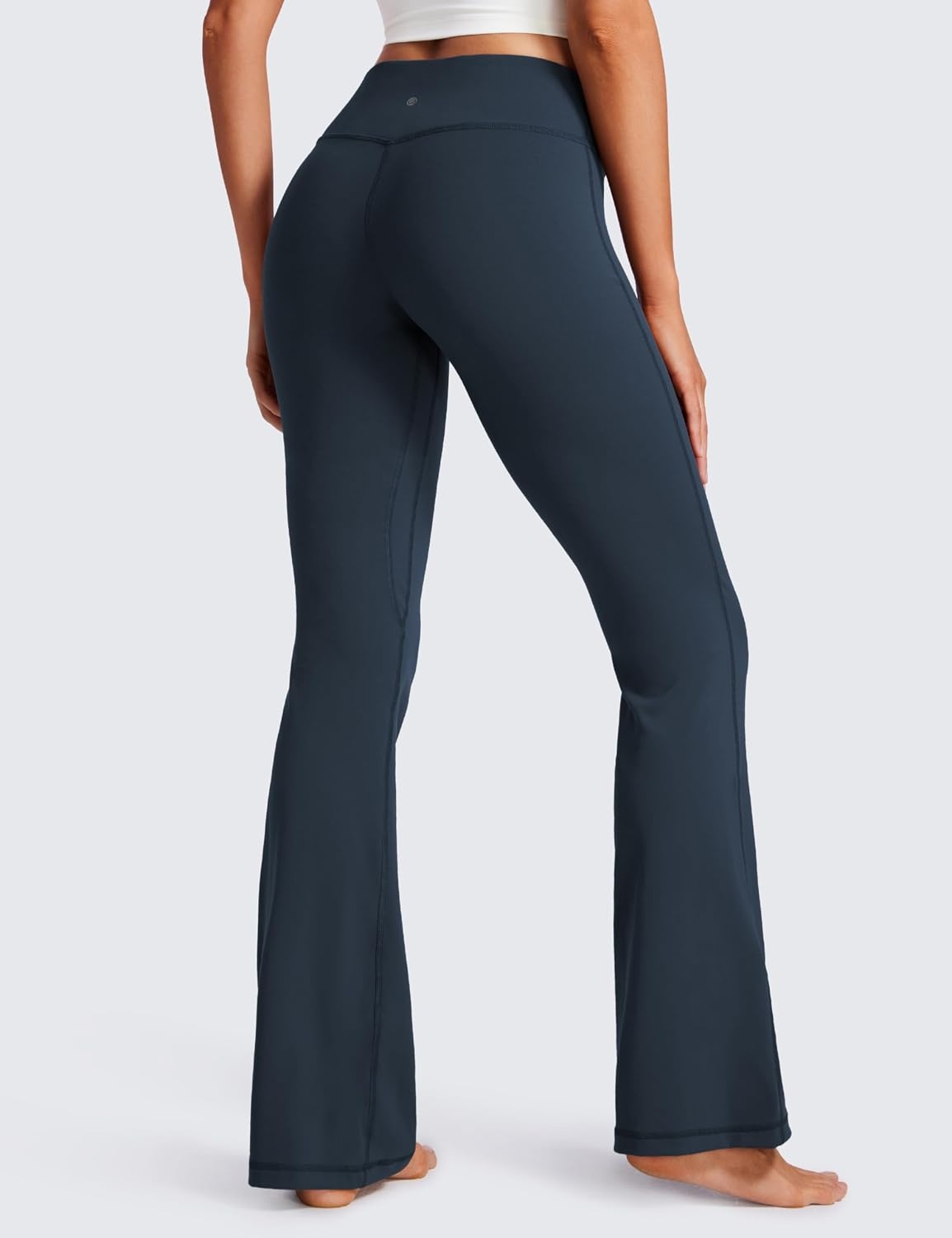 image:imageCRZ YOGA Butterluxe Low Rise Flare Leggings 32 Bootcut Buttery Soft Lounge Casual Womens Yoga Pants with PocketTwilight Blue