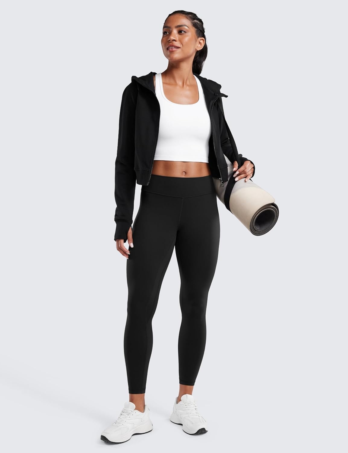 image:imageCRZ YOGA Butterluxe Low Rise Leggings 25 Workout Athletic Gym Lounge Womens Yoga PantsBlack