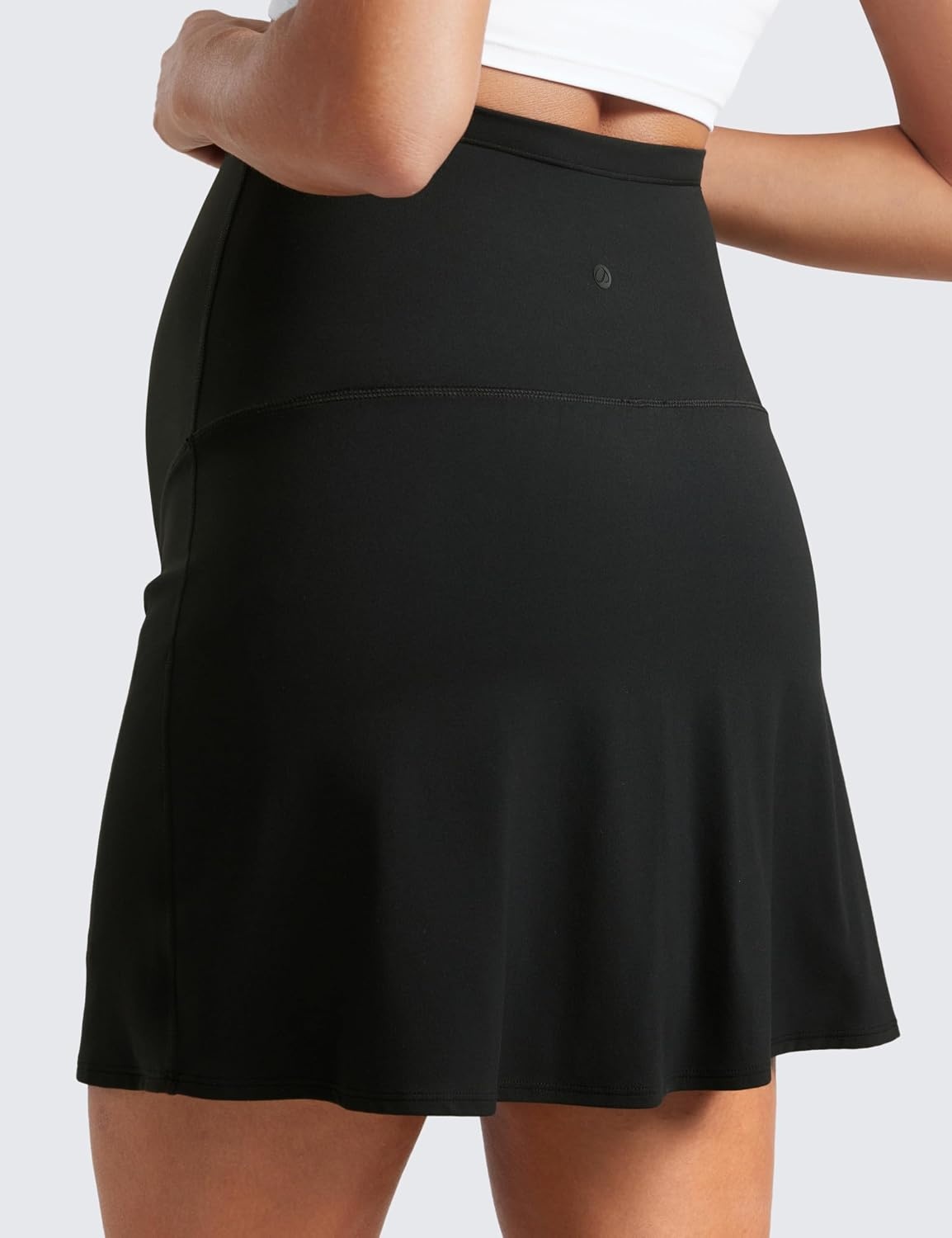 image:imageCRZ YOGA Butterluxe Maternity A Line Golf Skirts High Waisted Tennis Casual Womens Pregnancy with Shorts PocketsBlack