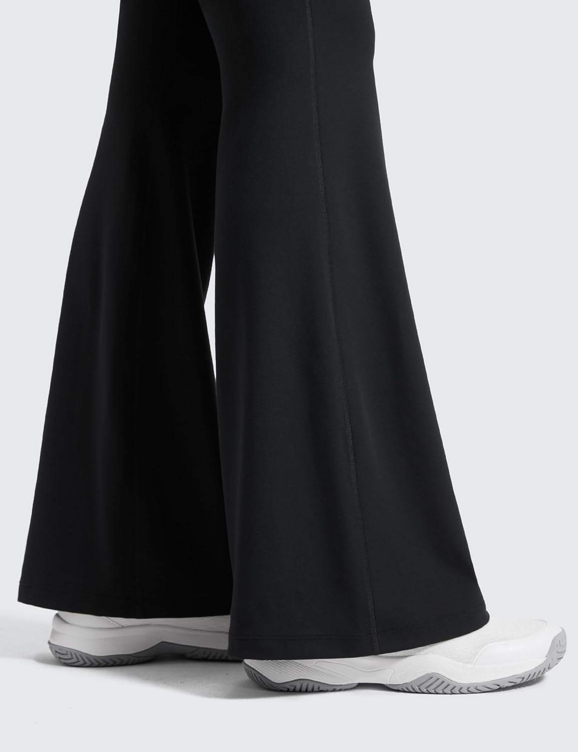 image:imageCRZ YOGA Butterluxe Maternity Flare Leggings Pockets 33 Workout Yoga Bootcut Pregnancy Womens Pants Over The BellyBlack