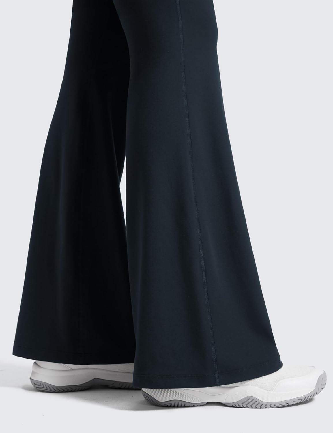 image:imageCRZ YOGA Butterluxe Maternity Flare Leggings Pockets 33 Workout Yoga Bootcut Pregnancy Womens Pants Over The BellyTrue Navy
