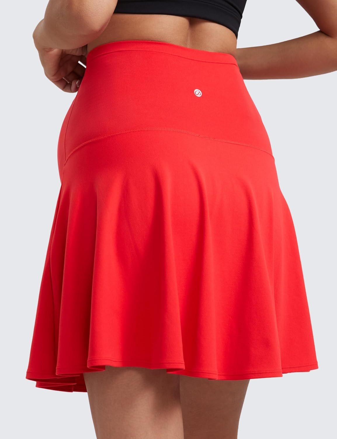 image:imageCRZ YOGA Butterluxe Maternity Flowy Tennis Skirts High Waisted A Line Golf Athletic Casual Womens Pregnancy with PocketsDeep Red
