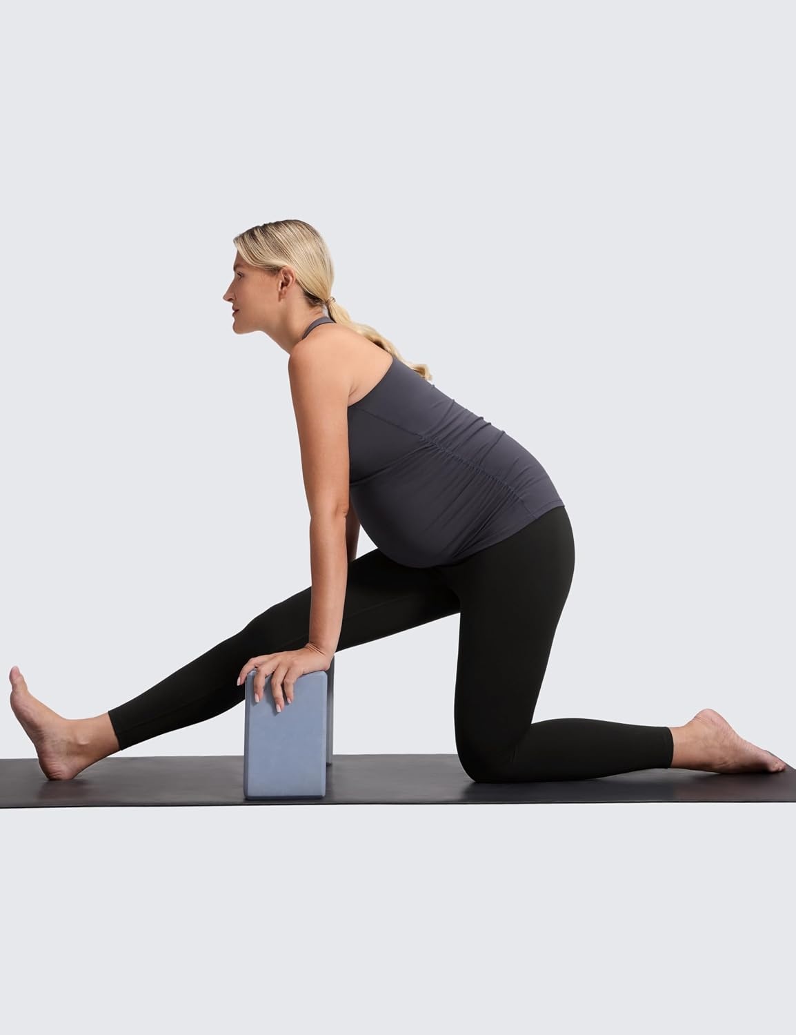 image:imageCRZ YOGA Butterluxe Maternity Leggings 25 Over The Belly Buttery Soft Workout Activewear Yoga Womens Pregnancy PantsBlack