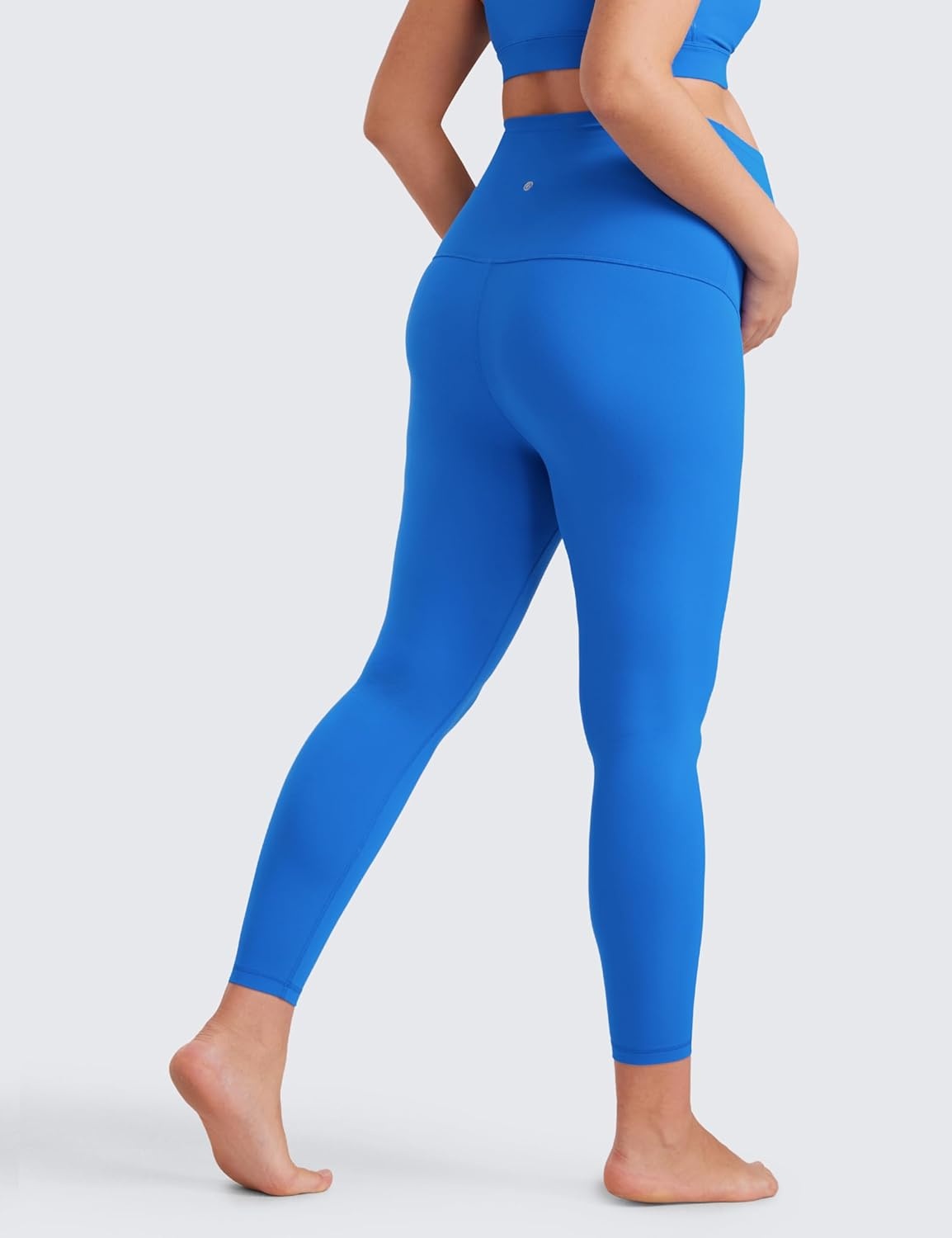 image:imageCRZ YOGA Butterluxe Maternity Leggings 25 Over The Belly Buttery Soft Workout Activewear Yoga Womens Pregnancy PantsSparkle Blue