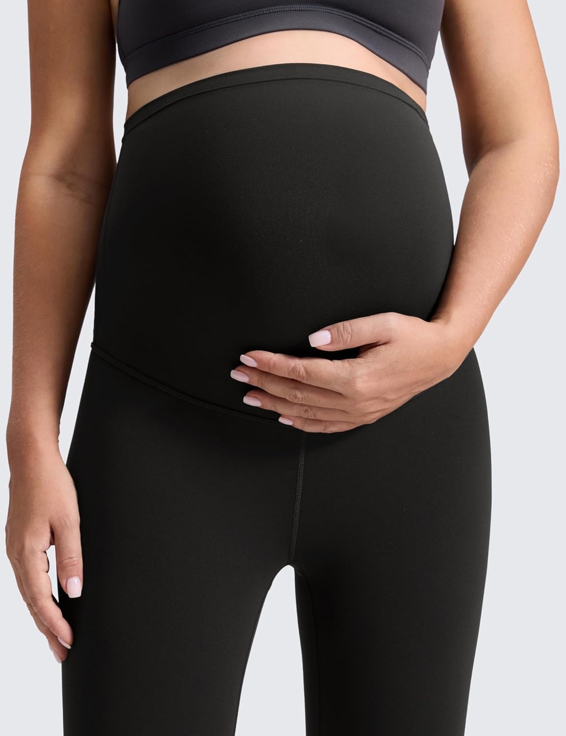 image:imageCRZ YOGA Butterluxe Maternity Leggings 28 Over The Belly Workout Activewear Yoga Womens Pregnancy Pants Buttery SoftBlack