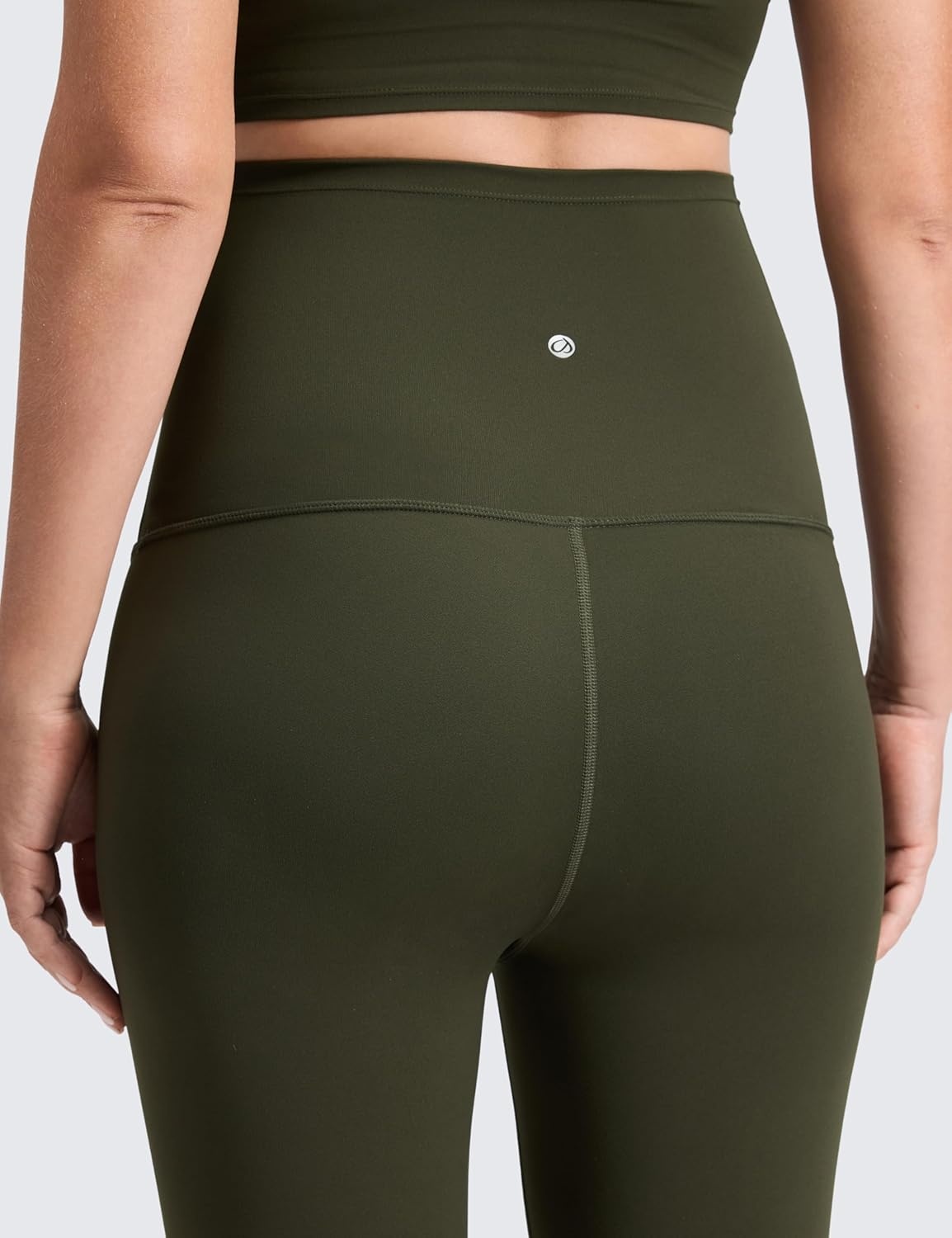 image:imageCRZ YOGA Butterluxe Maternity Leggings 28 Over The Belly Workout Activewear Yoga Womens Pregnancy Pants Buttery SoftOlive Green