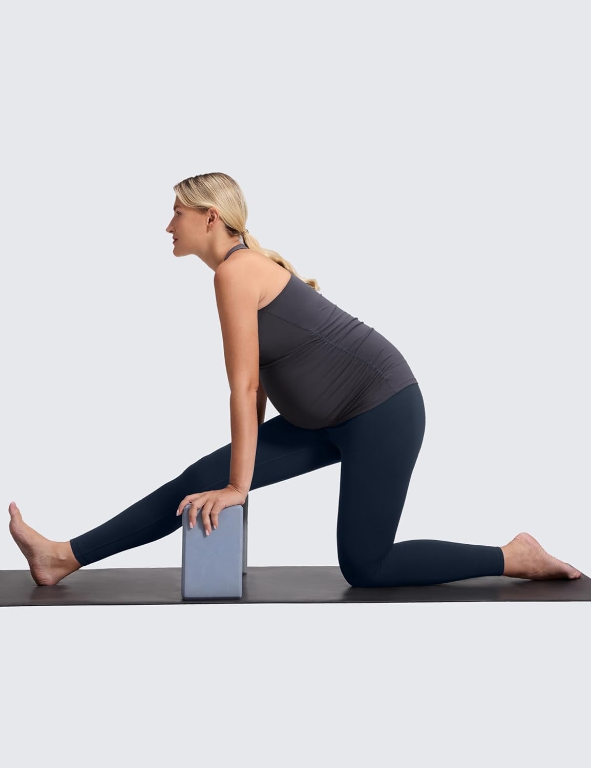 image:imageCRZ YOGA Butterluxe Maternity Leggings 28 Over The Belly Workout Activewear Yoga Womens Pregnancy Pants Buttery SoftTrue Navy