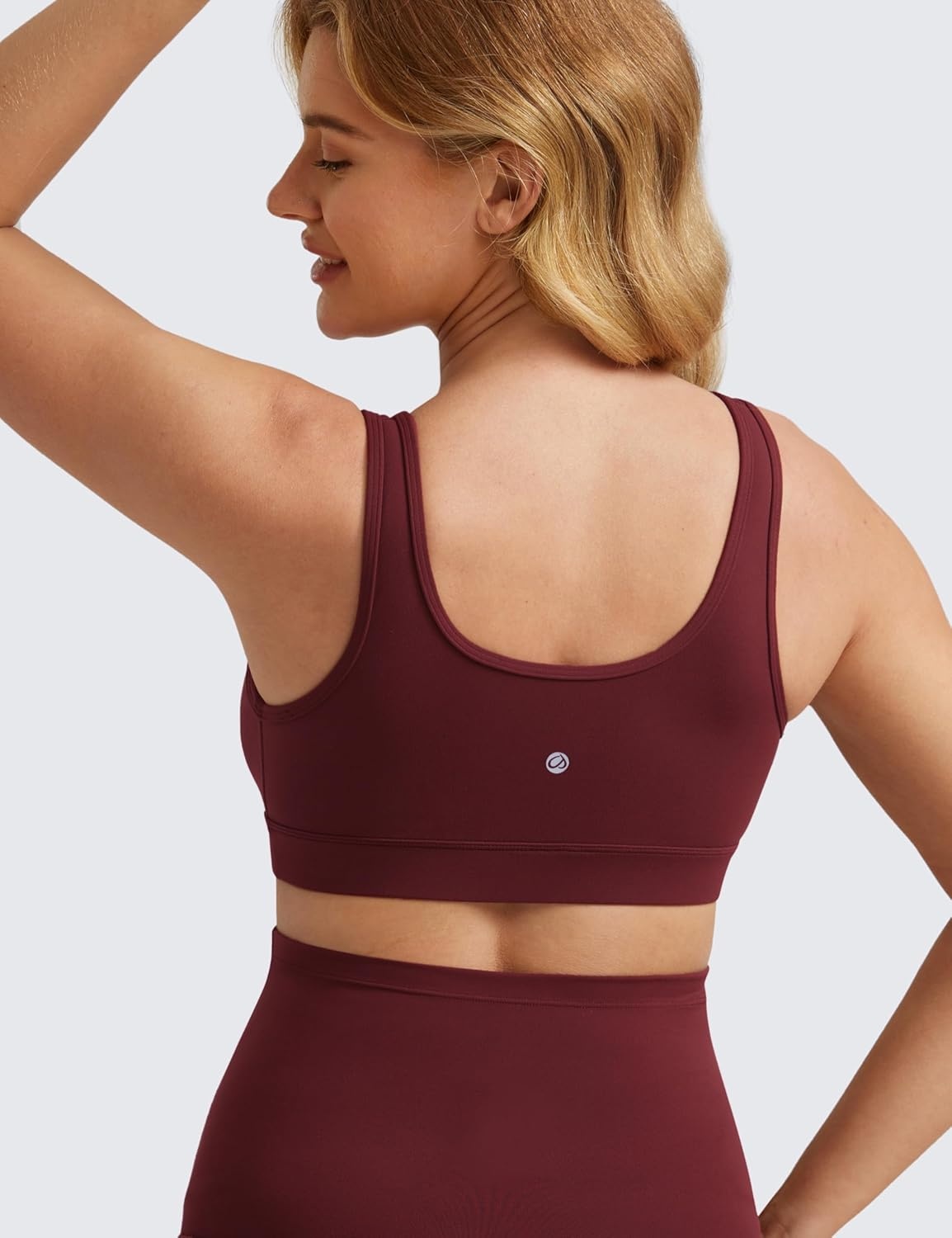 image:imageCRZ YOGA Butterluxe Maternity V Neck Nursing Bras Wireless Sleep Breastfeeding Lounge Womens Pregnancy Bralette ComfyRed Merlot