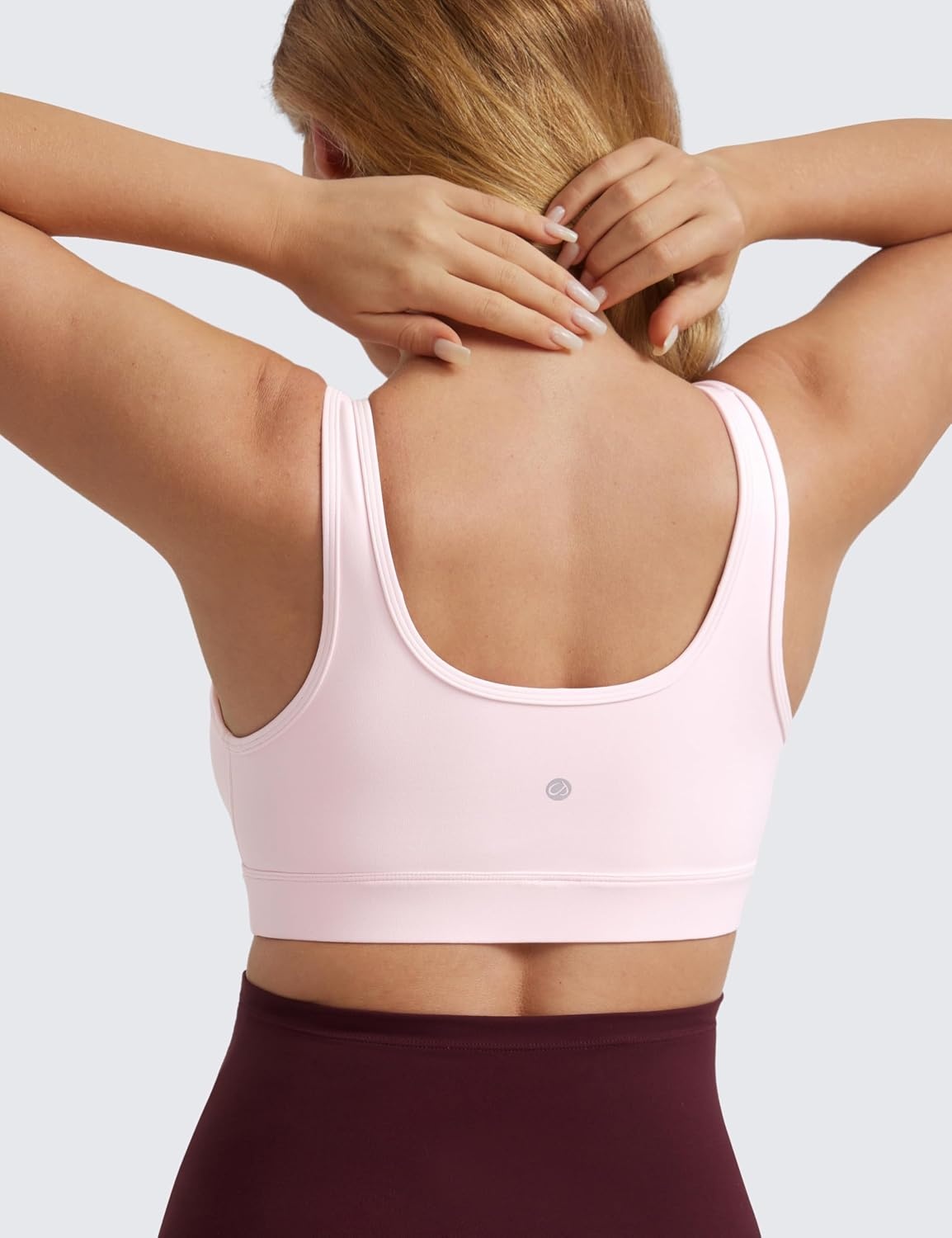 image:imageCRZ YOGA Butterluxe Maternity V Neck Nursing Bras Wireless Sleep Breastfeeding Lounge Womens Pregnancy Bralette ComfyStrawberry Pink
