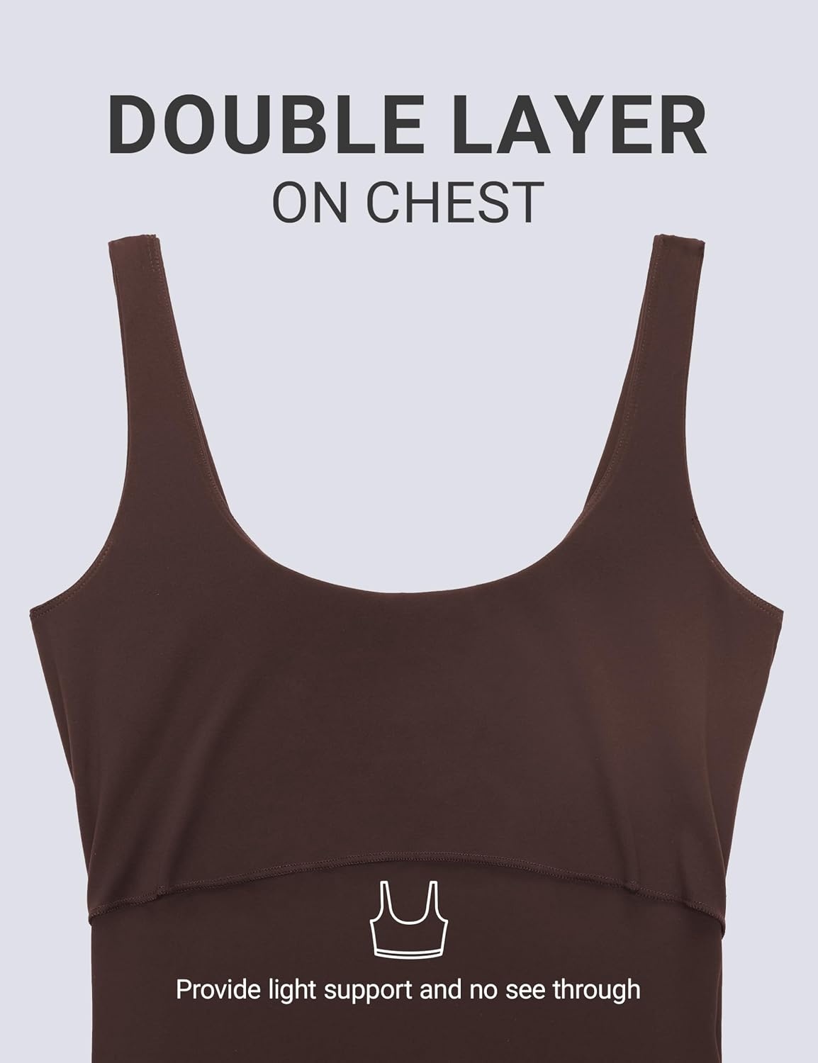 image:imageCRZ YOGA Butterluxe Maternity Workout Romper Pockets U Neck Sleeveless Shorts Jumpsuit Pregnancy Womens Ruched BodysuitHot Fudge Brown