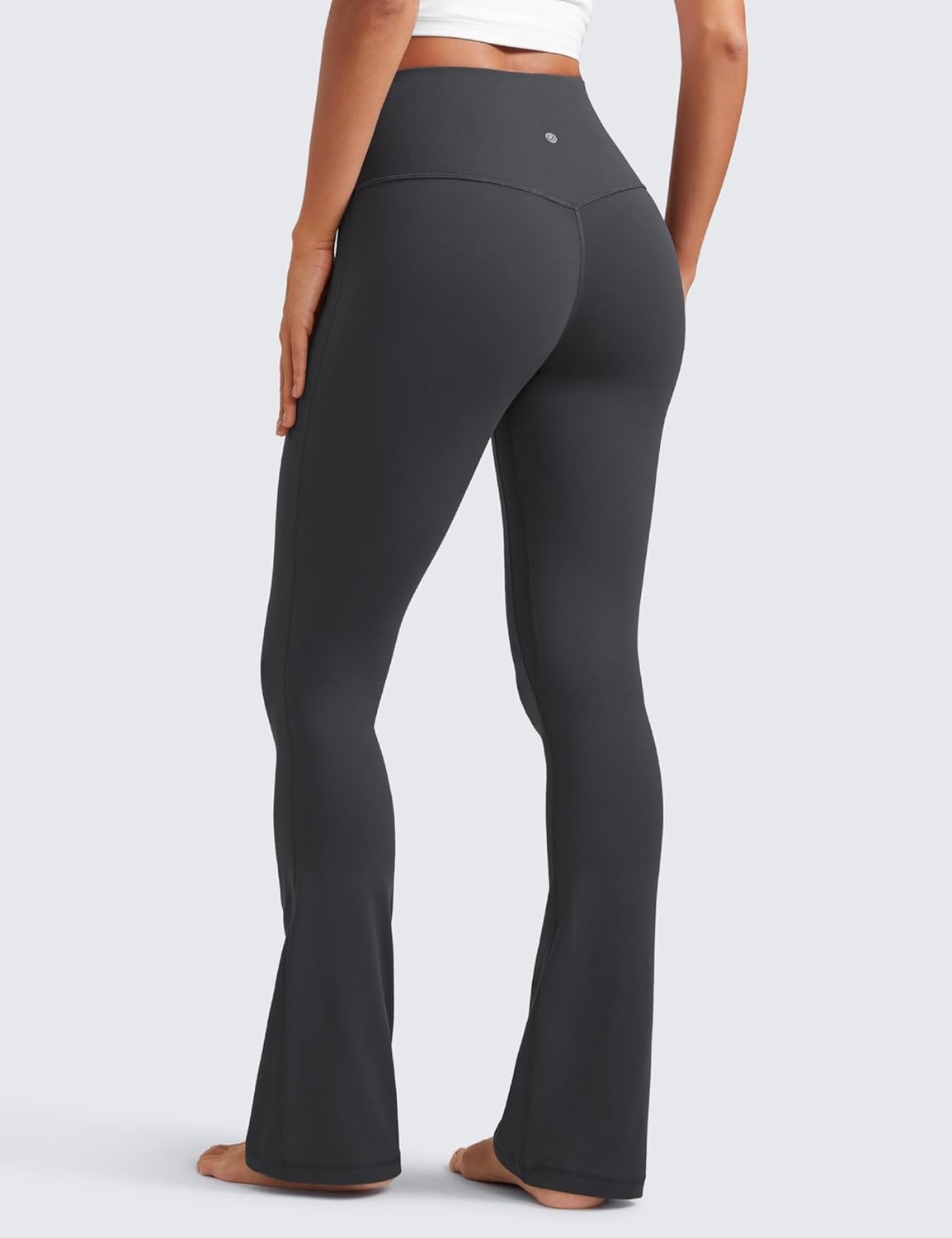 image:imageCRZ YOGA Butterluxe Mini Flared Leggings 3031533 High Waist Bootcut Casual Lounge Women Yoga Pants with PocketMysterious Grey