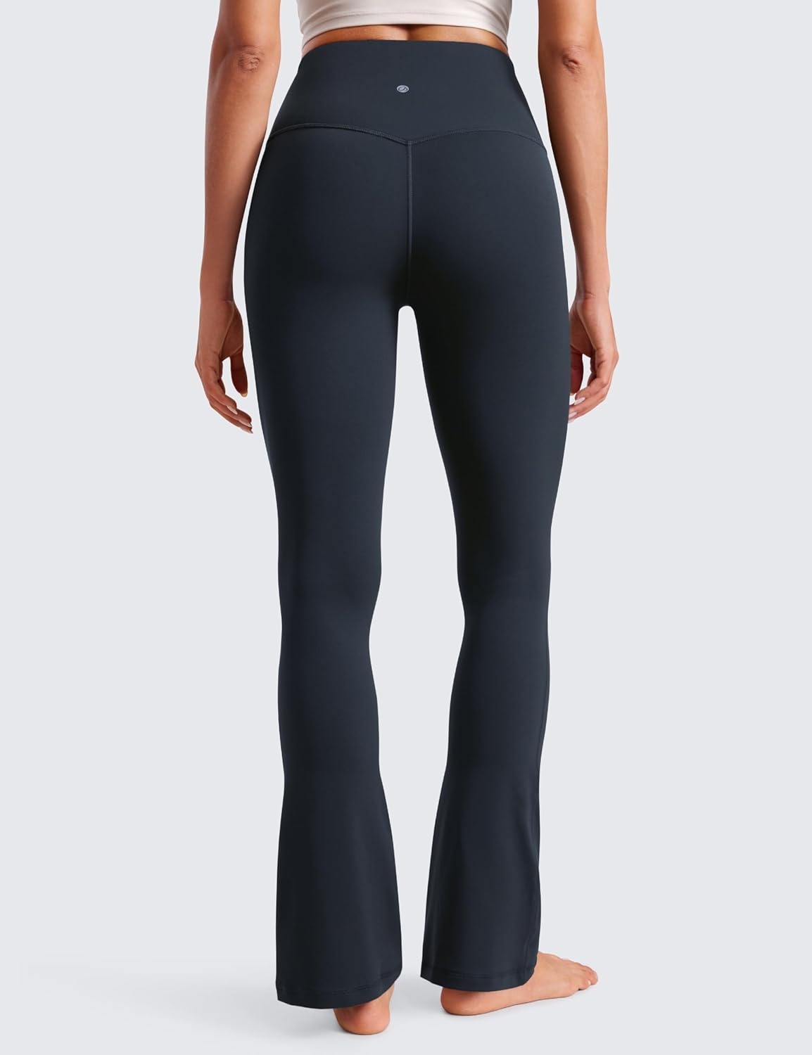 image:imageCRZ YOGA Butterluxe Mini Flared Leggings 3031533 High Waist Bootcut Casual Lounge Women Yoga Pants with PocketTrue Navy