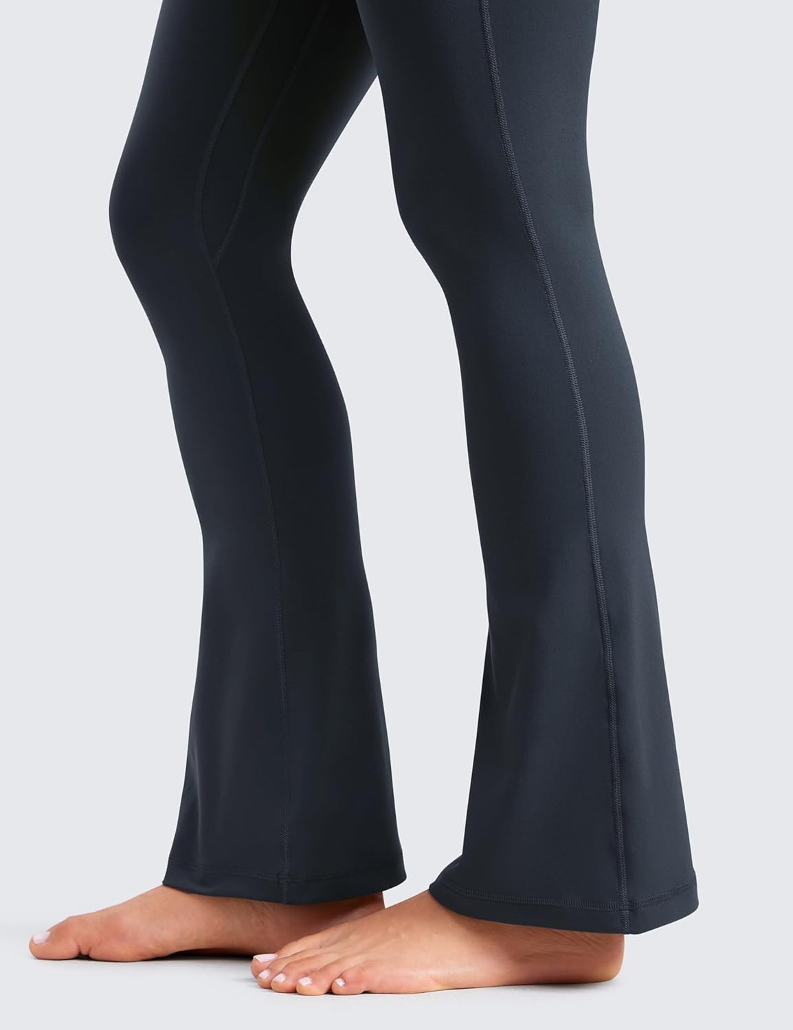 image:imageCRZ YOGA Butterluxe Mini Flared Leggings 3031533 High Waist Bootcut Casual Lounge Women Yoga Pants with PocketTrue Navy