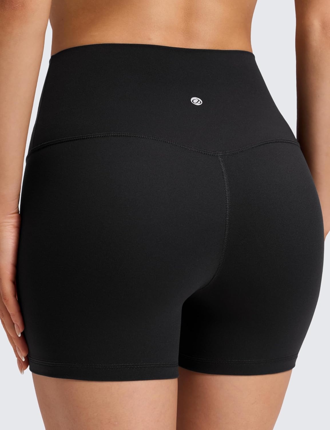 image:imageCRZ YOGA Butterluxe No Front Seam Biker Shorts 4 High Waisted Lounge Pilates Workout Athletic Womens Buttery SoftBlack
