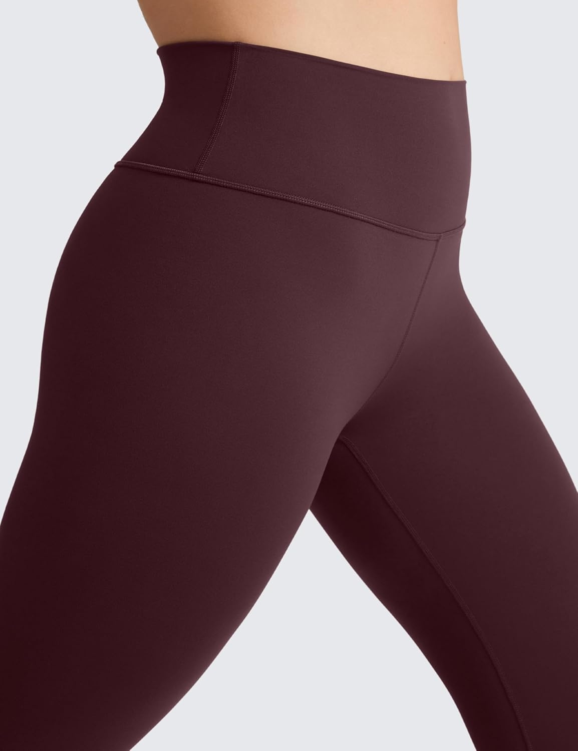 image:imageCRZ YOGA Butterluxe Plus Size Leggings 25 High Waisted Buttery Soft Spandex Workout Casual Pants for WomenRipe Plum