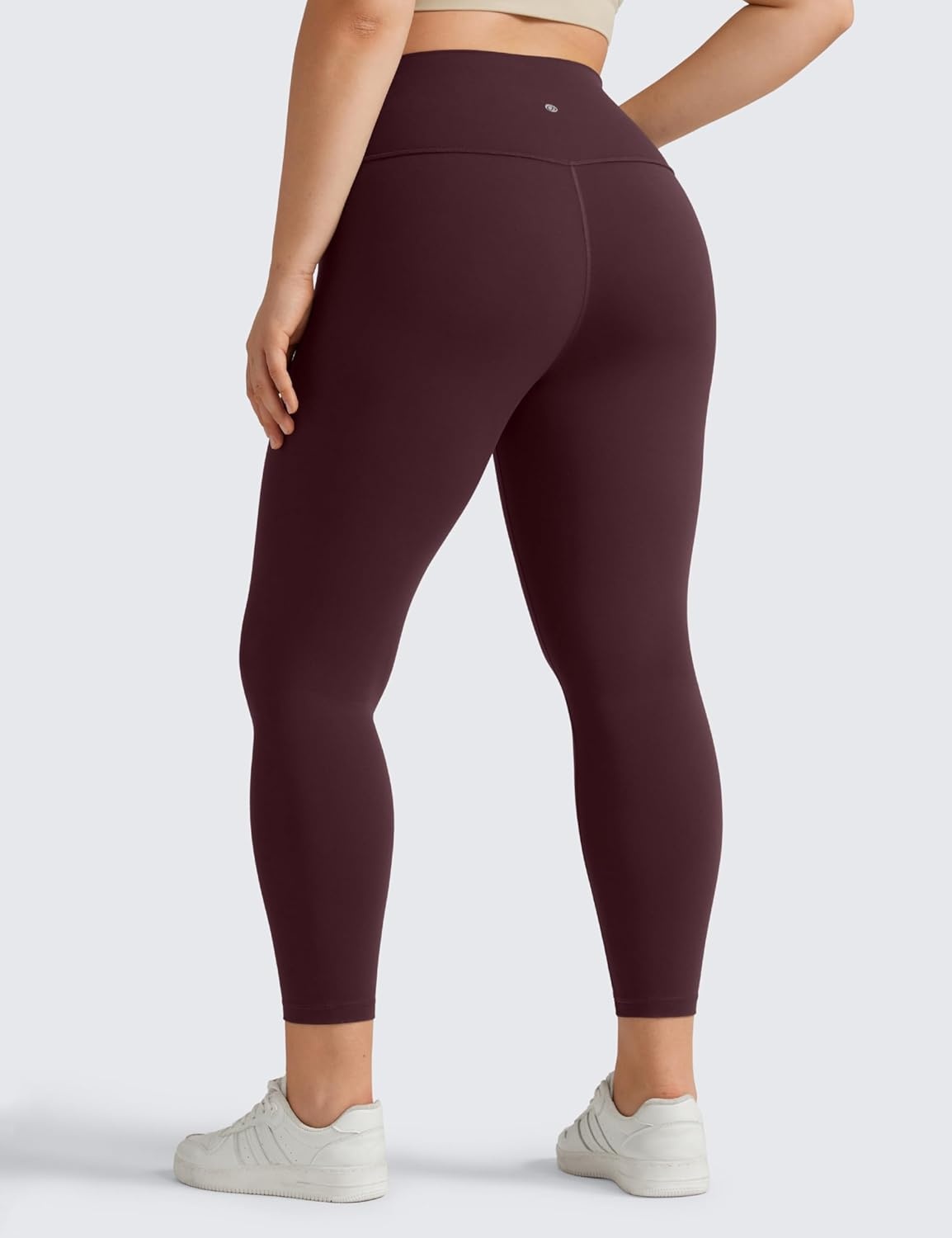 image:imageCRZ YOGA Butterluxe Plus Size Leggings 25 High Waisted Buttery Soft Spandex Workout Casual Pants for WomenRipe Plum