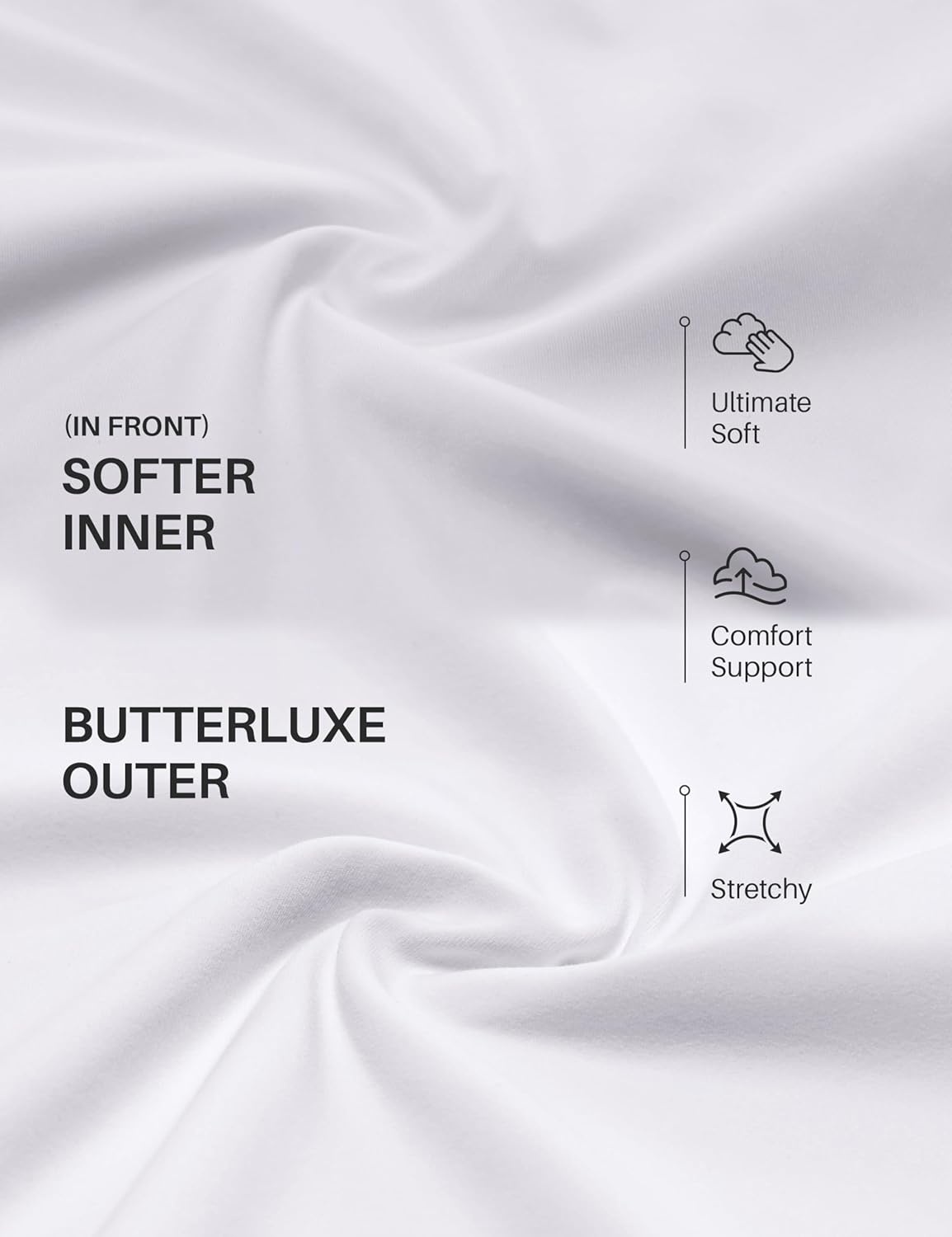 image:imageCRZ YOGA Butterluxe Soft Double Lined V Neck Tank Tops for Women Yoga Casual Camisole Racerback Tight Sleeveless ShirtWhite