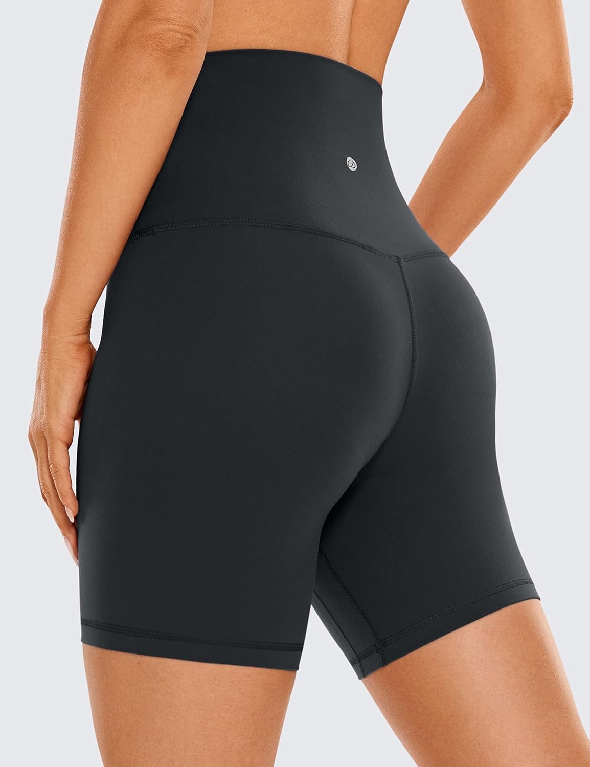image:imageCRZ YOGA Butterluxe Super High Waist Biker Shorts 6 Yoga Workout Womens Buttery Soft Over BellyMelanite