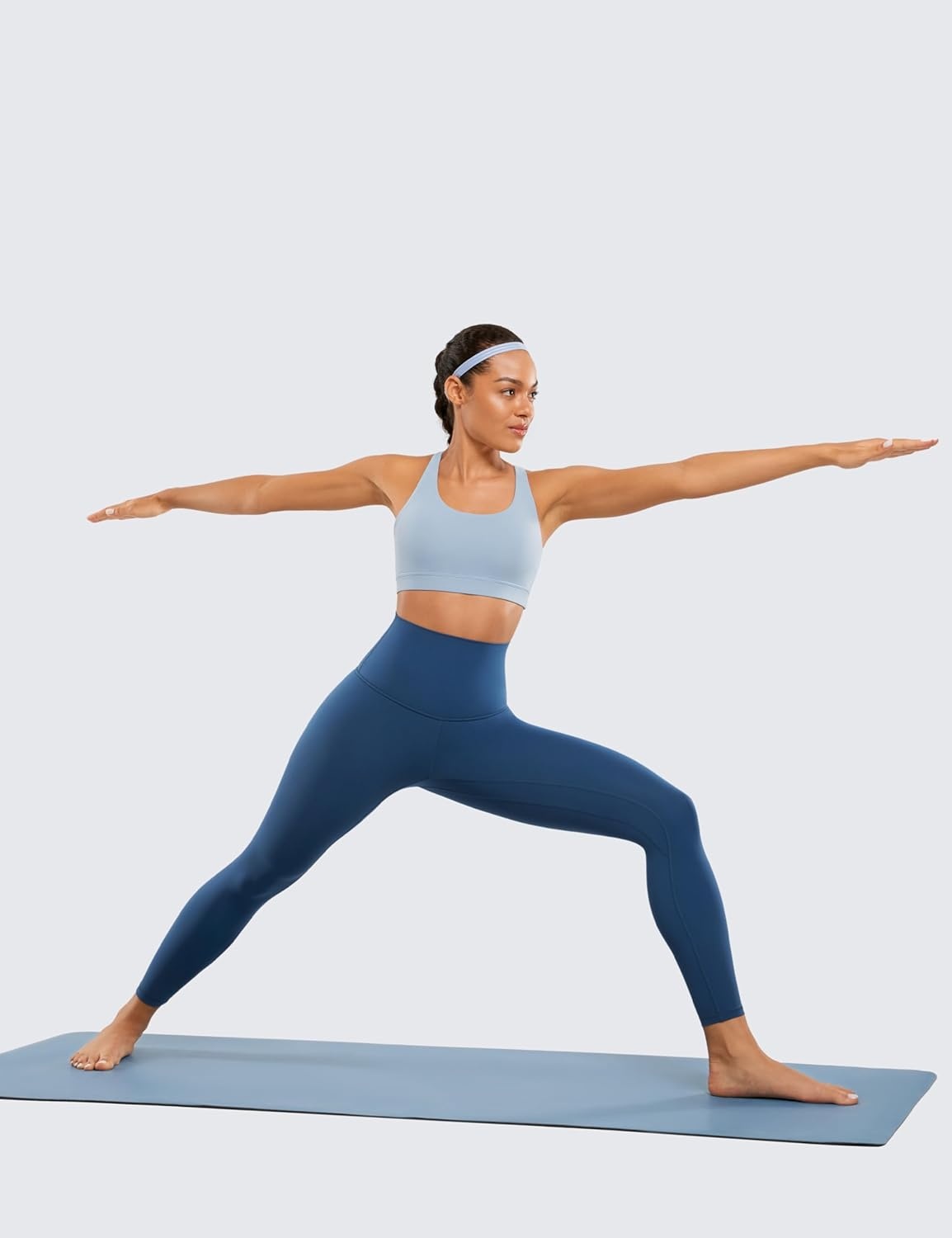 image:imageCRZ YOGA Butterluxe Super High Waist Leggings 25 Buttery Soft Womens Yoga Pants Workout Over BellyFrench Navy