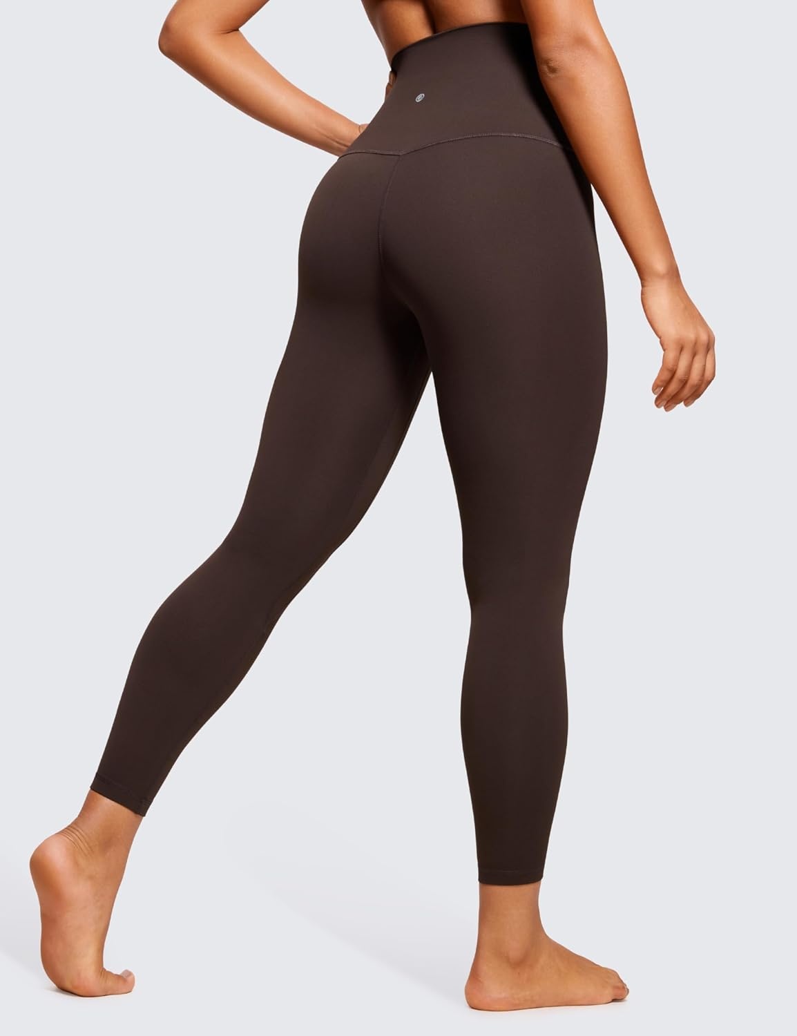 image:imageCRZ YOGA Butterluxe Super High Waist Leggings 25 Buttery Soft Womens Yoga Pants Workout Over BellyHot Fudge Brown