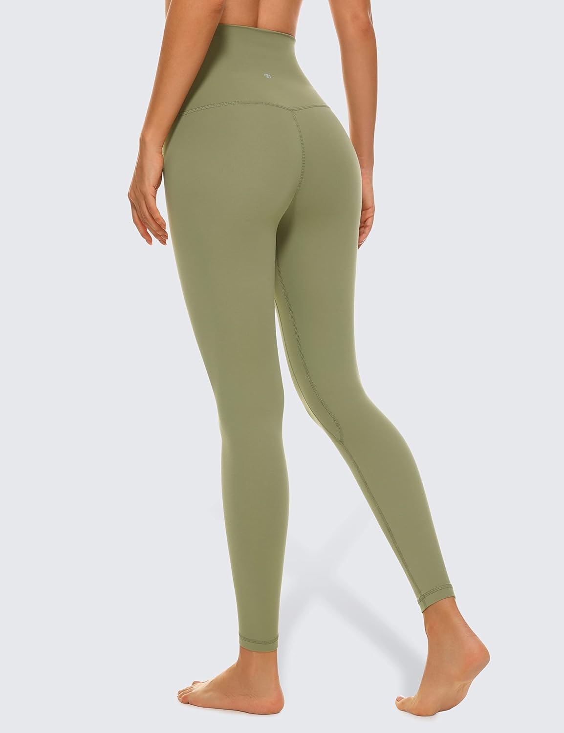 image:imageCRZ YOGA Butterluxe Super High Waist Leggings 25 Buttery Soft Womens Yoga Pants Workout Over BellyMoss Green