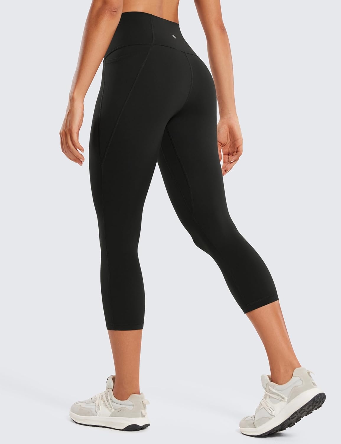 image:imageCRZ YOGA Butterluxe Workout Capri Leggings Pockets 21 High Waisted Gym Athletic Womens Crop YogaBlack