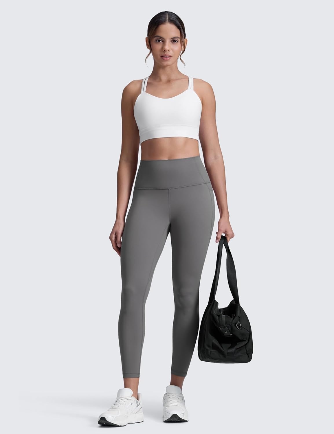 image:imageCRZ YOGA Butterluxe Workout Leggings Pockets 25 High Waisted Gym Womens Yoga Pants Buttery SoftAsh Grey
