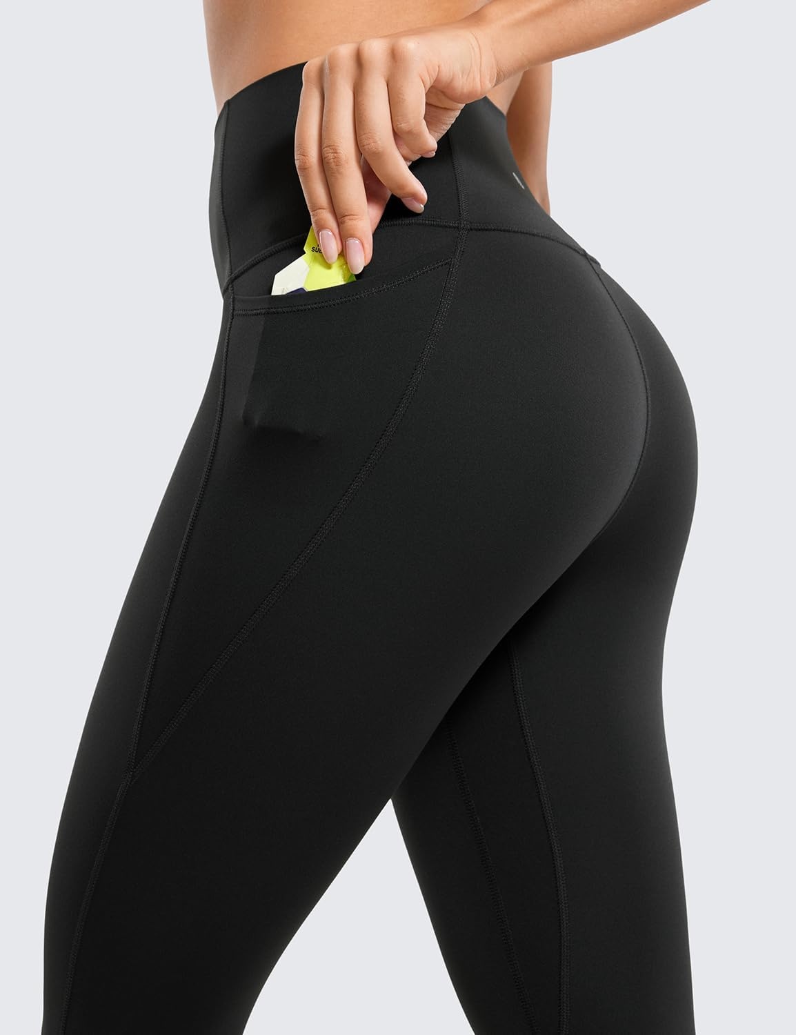 image:imageCRZ YOGA Butterluxe Workout Leggings Pockets 25 High Waisted Gym Womens Yoga Pants Buttery SoftBlack