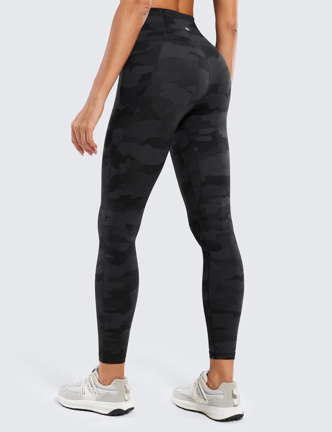 image:imageCRZ YOGA Butterluxe Workout Leggings Pockets 25 High Waisted Gym Womens Yoga Pants Buttery SoftDark Grey Camouflage 2
