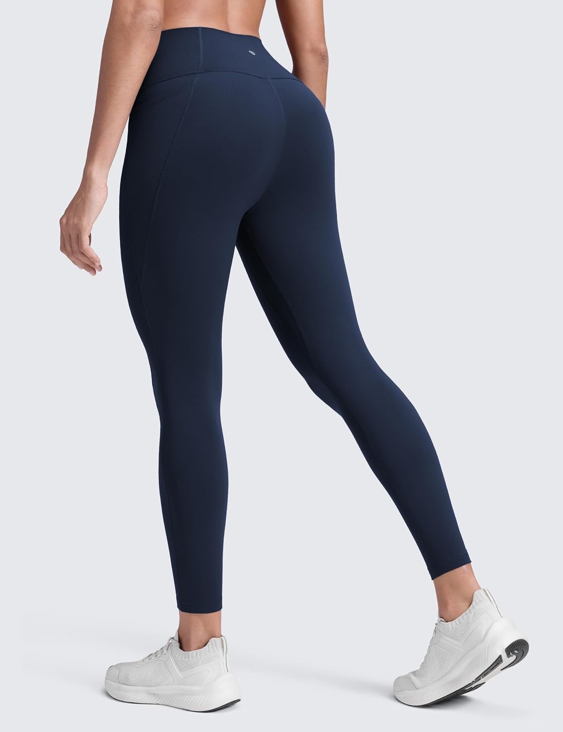 image:imageCRZ YOGA Butterluxe Workout Leggings Pockets 25 High Waisted Gym Womens Yoga Pants Buttery SoftFuture Navy