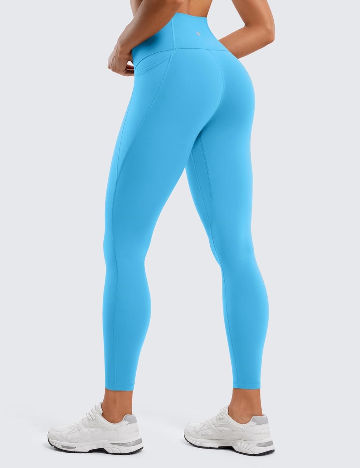 image:imageCRZ YOGA Butterluxe Workout Leggings Pockets 25 High Waisted Gym Womens Yoga Pants Buttery SoftKayak Blue