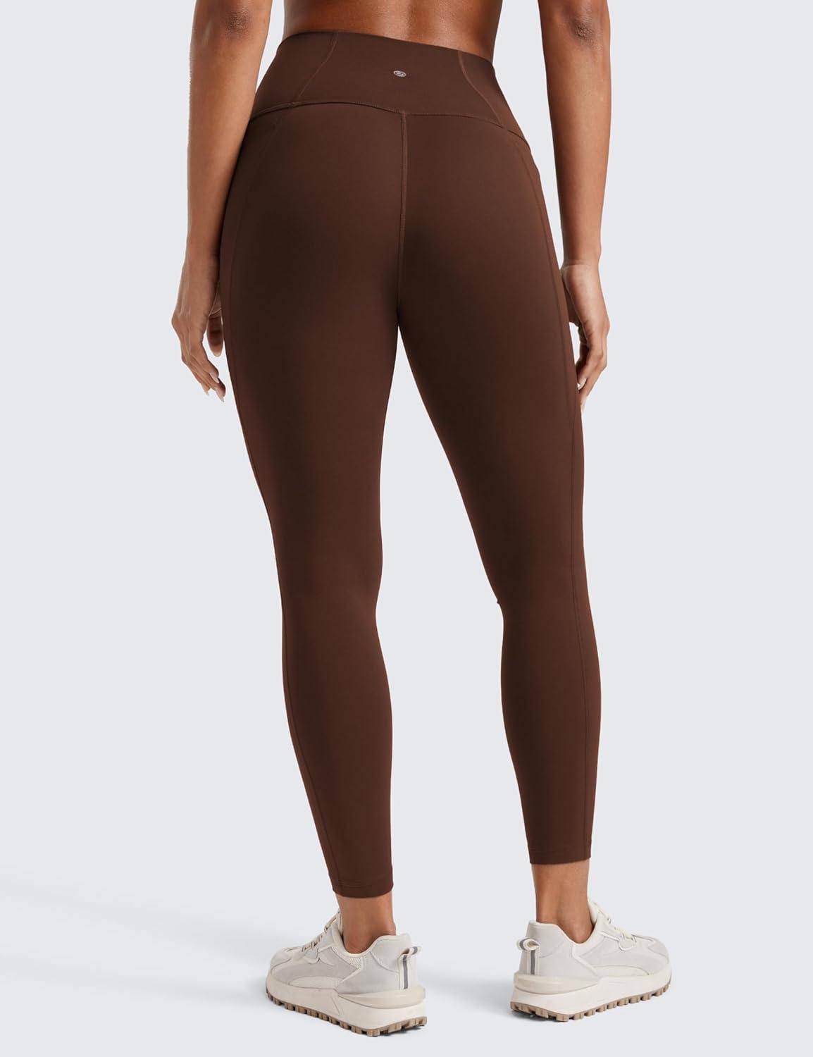 image:imageCRZ YOGA Butterluxe Workout Leggings Pockets 25 High Waisted Gym Womens Yoga Pants Buttery SoftLava Brown
